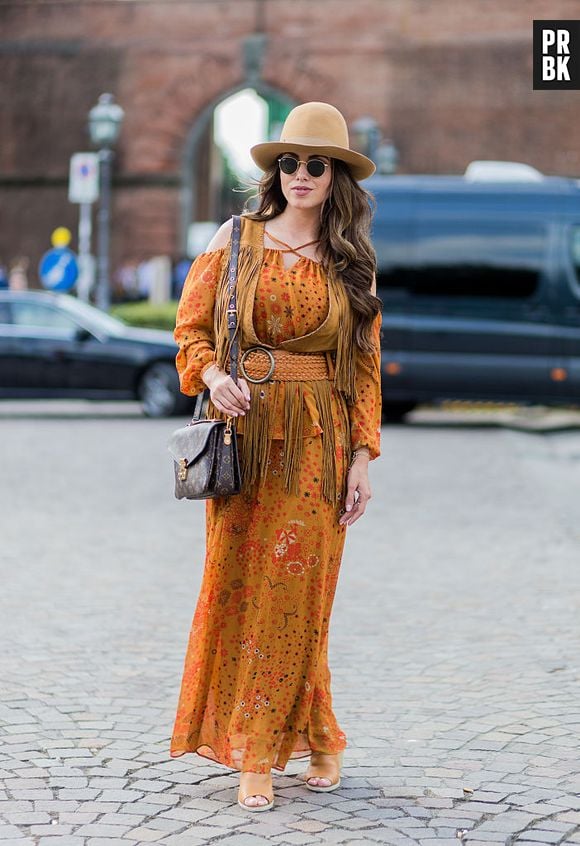 Boho chic: esse estilo aposta em tons que lembram a natureza, como o marrom, o verde, o amarelo mostarda e o terracota