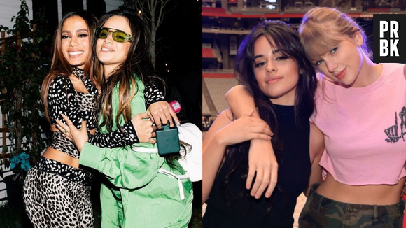 Amizade do pop: Anitta e Taylor Swift são super amigas de Camila Cabello