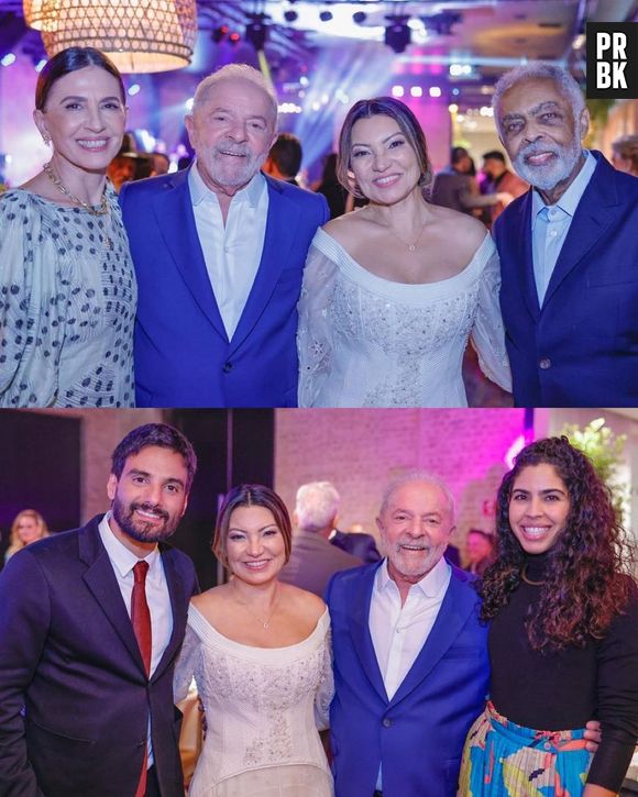 Casamento Lula e Janja: No fim, os dois saíram por volta da 0h15 e evitaram qualquer contato com a imprensa. A previsão é que a festa se encerraria até as 3h30