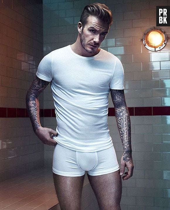 Aos 38 anos, David Beckham mostra que está com tudo em cima e posa de cueca para a sua linha de roupas íntimas