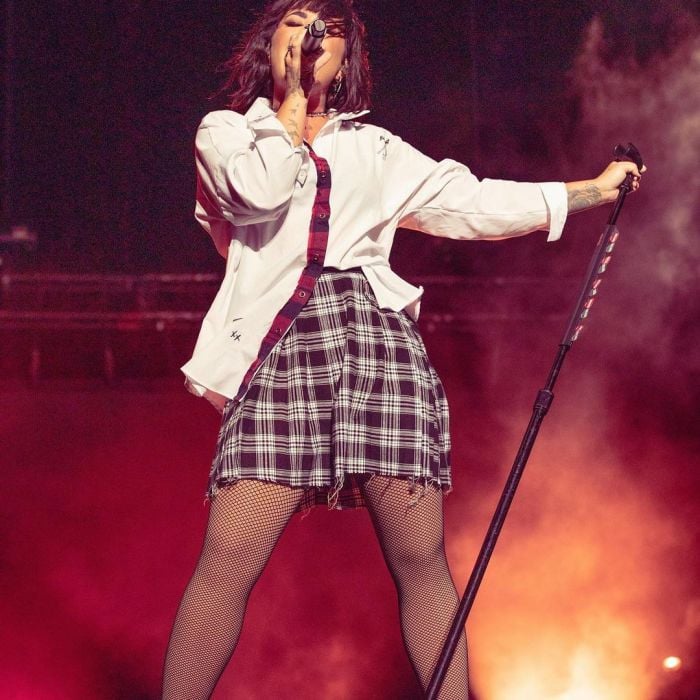 Demi Lovato se apresenta em São Paulo e destaca hits antigos, como &quot;Don&#039;t Forget&quot; e &quot;La La Land&quot;