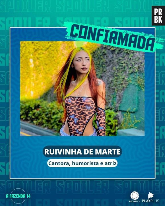 A funkeira Ruivinha de Marte, que se tornou famosa no TikTok, é confirmada em "A Fazenda 14"