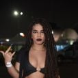 Rock in Rio: Maria também apostou no visual preto no 6º dia de festival