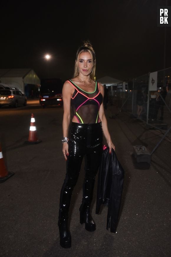 Rock in Rio: famosas apostaram em look preto no 6º dia de festival