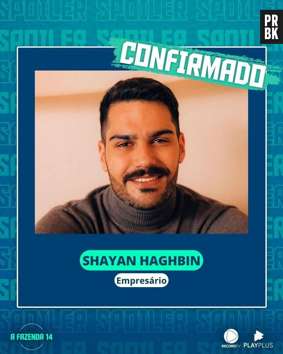 "A Fazenda 14" confirmou todos os 20 participantes, como Shayan Haghbin