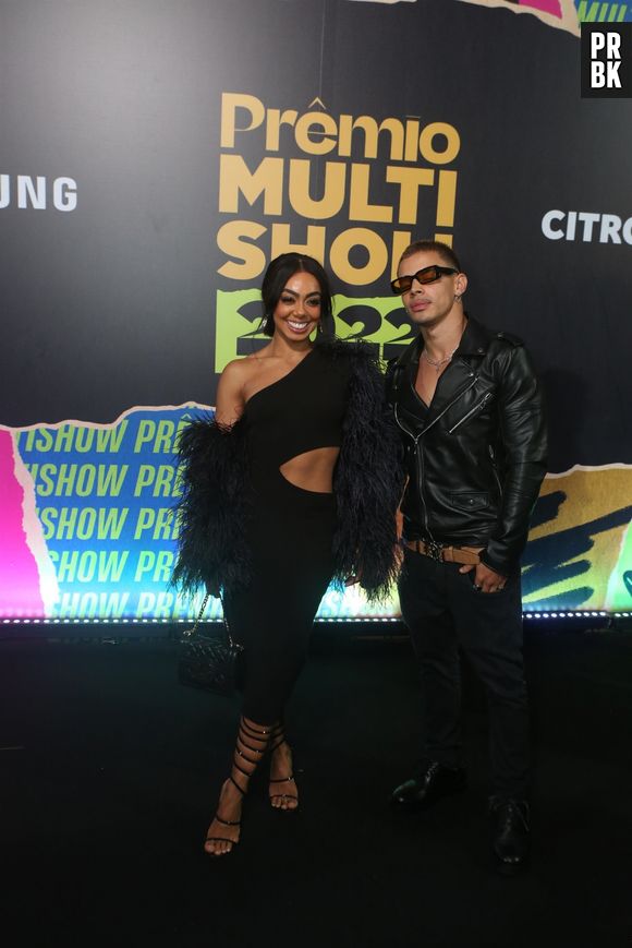 Prêmio Multishow 2022: Dandara Mariana e Dhonata Augusto posam juntos