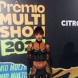 Prêmio Multishow 2022: Brunna Gonçalves apostou em corpete e muita pele à mostra