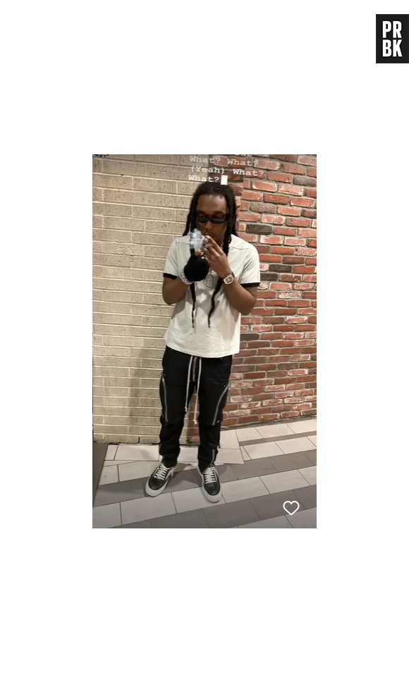 Takeoff, do Migos, aparece fumando em última postagem no Instagram