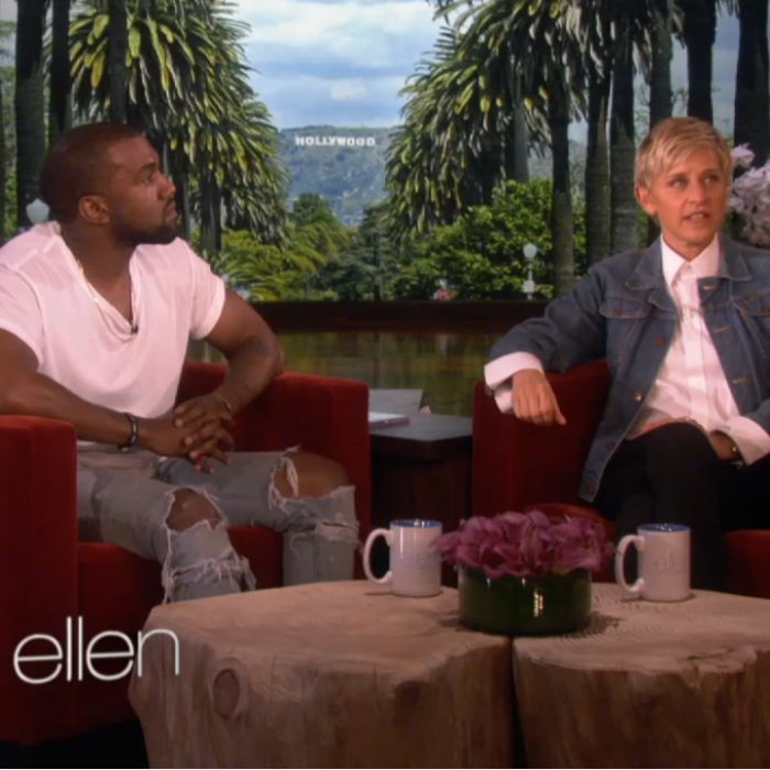 Kanye West lança clipe de &quot;Bound 2&quot; no programa &quot;The Ellen Degeneres Show&quot;, nesta terça-feira, 19 de novembro de 2013
