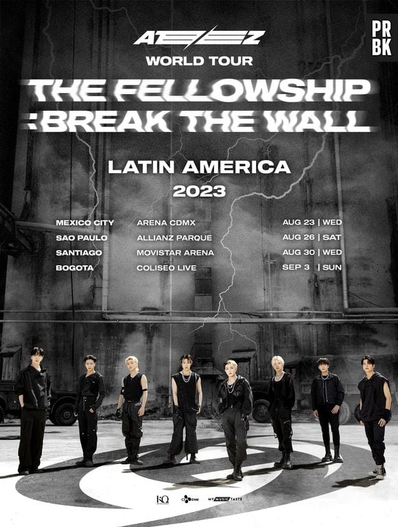 ATEEZ confirma turnê "THE FELLOWSHIP: BREAK THE WALL" no Brasil!