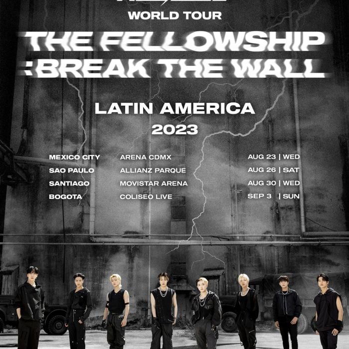 ATEEZ confirma turnê &quot;THE FELLOWSHIP: BREAK THE WALL&quot; no Brasil!