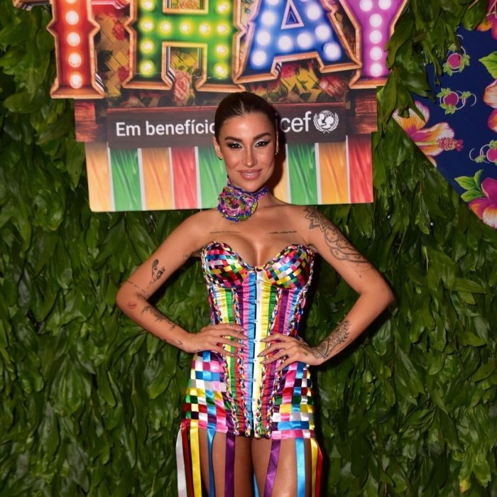 Bianca Andrade usou um vestidinho diferentão que ficou a cara da festa junina