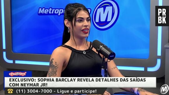 Sophia Barclay deu detalhes de suruba em festa de Neymar