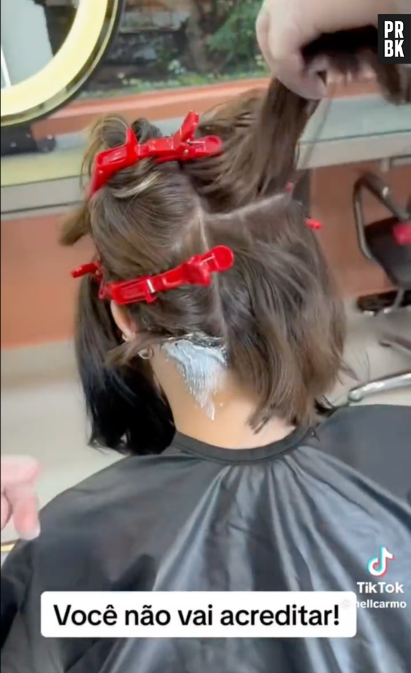 Vídeo de transformação no cabelo viralizou na web