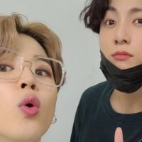 Jimin e Jungkook sem camisa e com corpos tatuados fazem fãs do BTS surtarem. Veja foto!