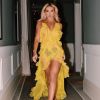 Virgínia Fonseca usou vestido amarelo transparente e cheio de babados na festa da WePink