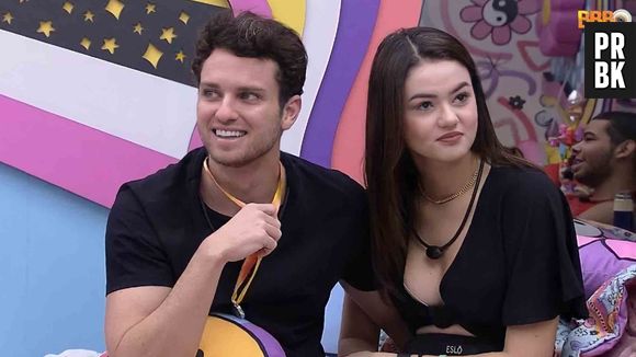 Lucas Bissoli e Eslovênia Marques engataram o romance dentro do "BBB22"