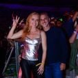 Angélica bem brilhante ao lado de Luciano Huck no show de Ivete Sangalo no Maracanã
