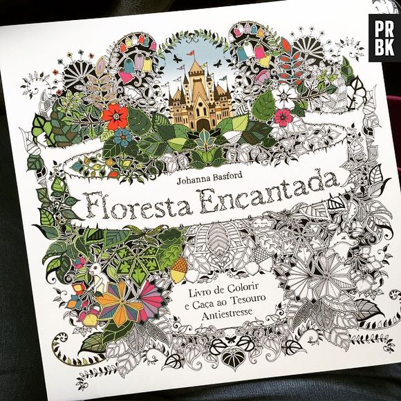 "Floresta Encantada" é um livro de colorir que está agradando todo mundo
