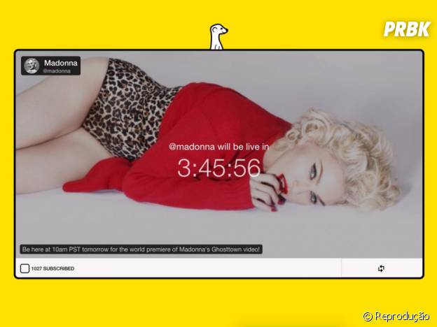 Madonna tentou lançar seu clipe pelo app "Meerkat", mas pagou mico