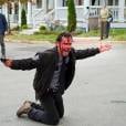 Em "The Walking Dead", Rick (Andrew Lincoln) arranjou confusão com os cidadãos de Alexandria
