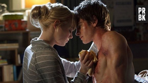 Andrew Garfield e Emma Stone interpretam o par romântico de "O Espetacular Homem-Aranha"