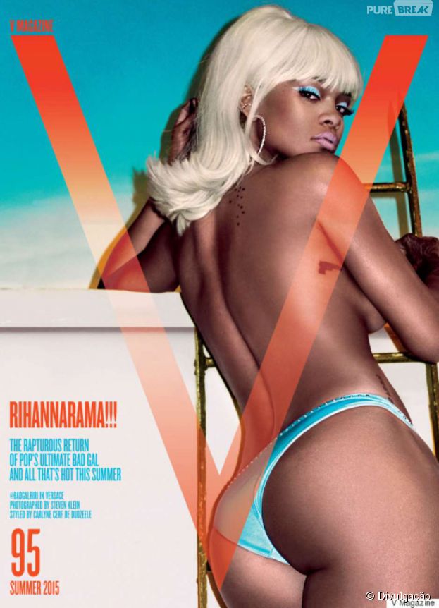 Rihanna posa para capa e recheio da revista V e fala sobre privacidade