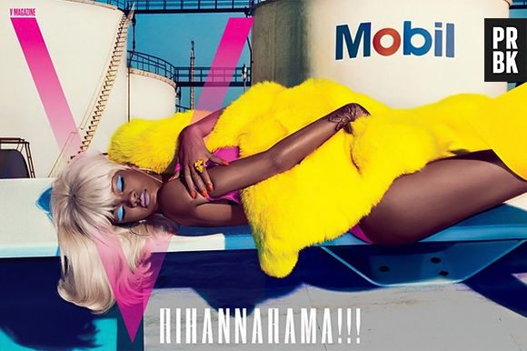 Rihanna contou a revista V que o álbum "R8" vai surgir com letras e batidas mais agressivas