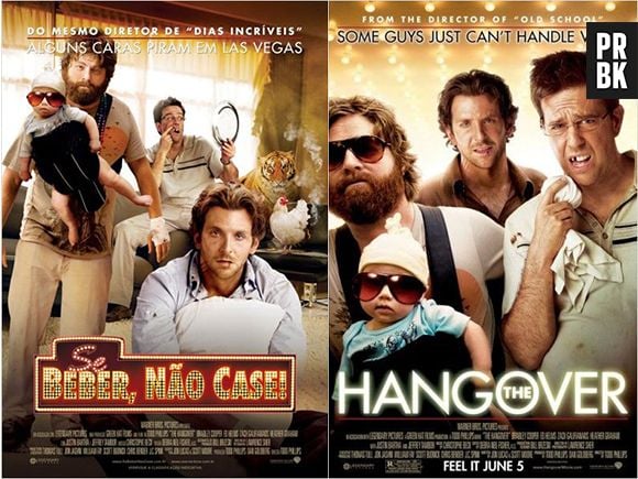 "The Hangover" foi nomeado como "Se Beber, Não Case"