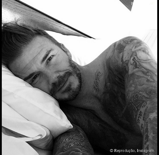 David Beckham e sua primeira foto para o Instagram