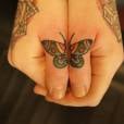 Muito linda essa tatuagem interativa de borboleta 