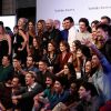 Elenco de "Verdades Secretas" se diverte ao apresentar a nova trama das 23h à imprensa