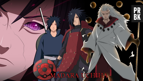 As aparências de Madara Uchiha ao longo da saga "Naruto"