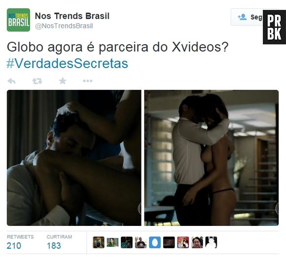 Com tantas cenas quentes, impossível não achar que "Verdades Secretas" tá abusando do sensual!