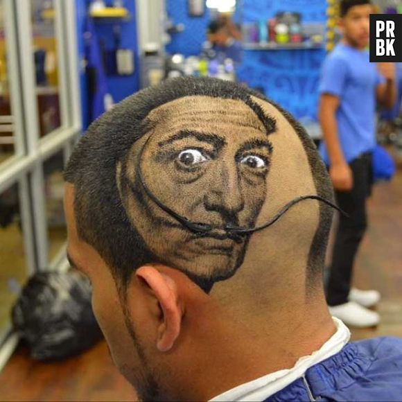 Tem corte de cabelo estilizado pra quem é fã de arte!