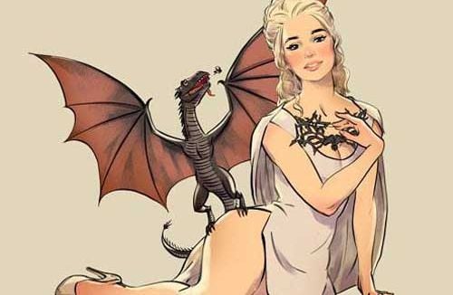 De "Game of Thrones": Daenerys, Cersei, Sansa e outras personagens em desenhos super sensuais
