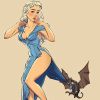 O desenho de Daenerys ficou tão bom, que a musa de "Game of Thrones" merece dois!