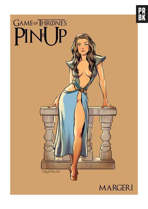 Margaery é bonita no desenho e em "Game of Thrones"