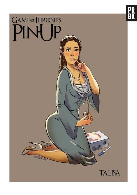 Talisa tinham um visual largado em "Game of Thrones", mas melhorou com esse desenho