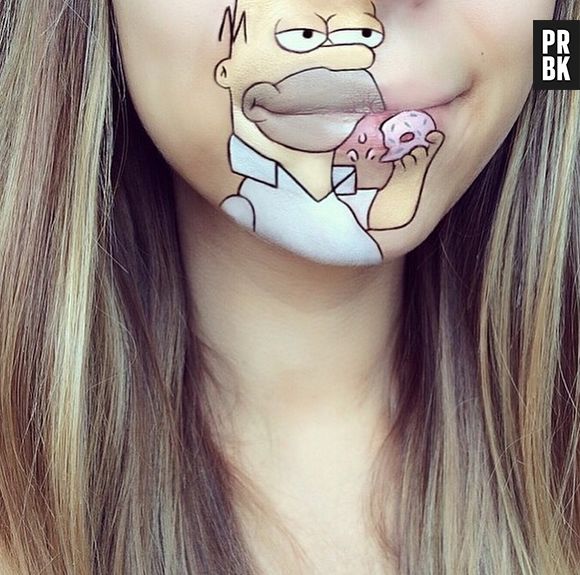 Olha como ficou engraçado o Homer Simpson