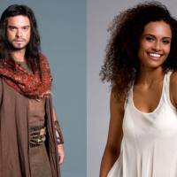 Novela "Os Dez Mandamentos": Josué (Sidney Sampaio) ganha par romântico vivido por Aisha Jambo