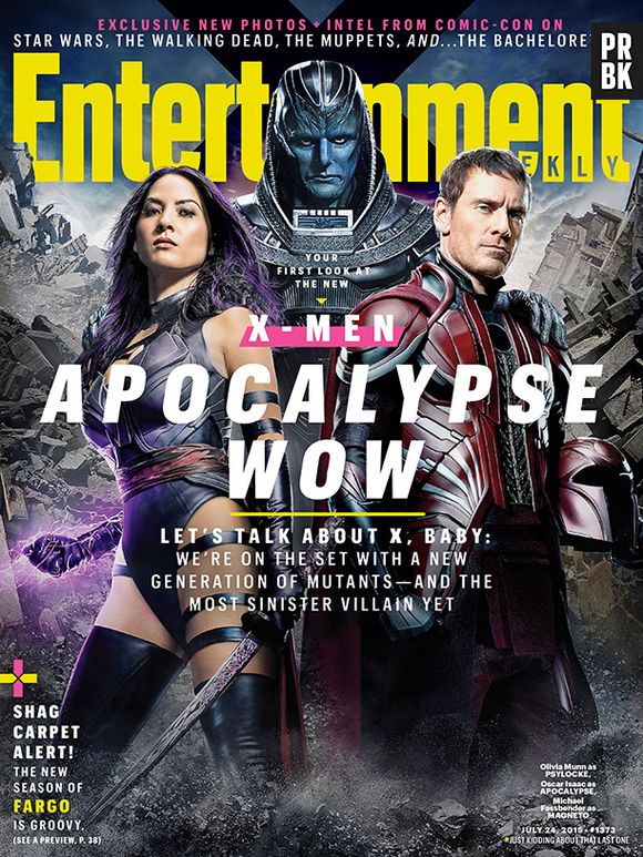 Os mutantes de "X-Men: Apocalipse" apareceram incríveis na capa da Entertainment Weekly!