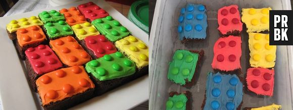 Parece que esse bolo colorido não deu muito certo.