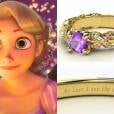  Nossa Rapunzel, de "Enrolados", n&atilde;o poderia ter inspirado um anel mais bonito 