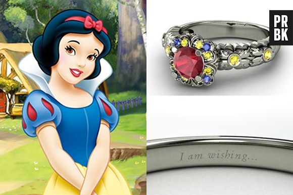 Esse anel tem tudo a ver com a Branca de Neve!