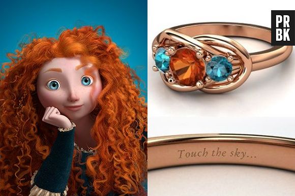 Mulheres corajosas como a Merida, de "Valente", merecem uma jóia dessa!