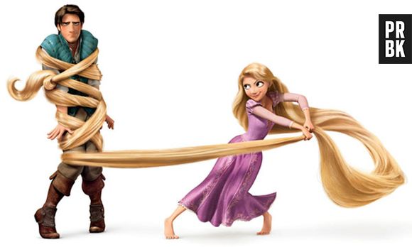 Em "Enrolados", o romance de Rapunzel é descoberto pela sua mãe, que corta o cabelo da moça e ainda arruma uma armadilha para o príncipe, que termina cego