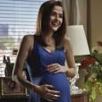 Margot (Maria Casadevall) está grávida de nove meses em "I Love Paraisópolis"