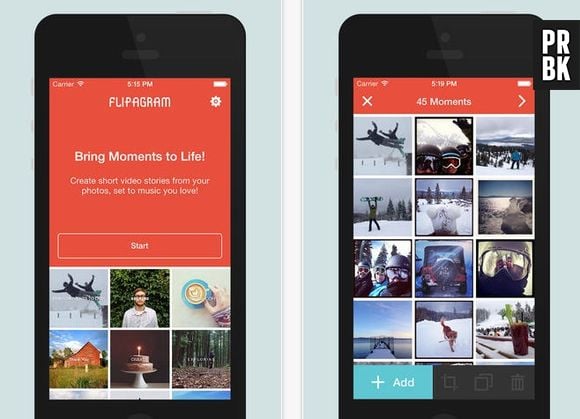 O "Flipagram" está disponível para Android e iOS