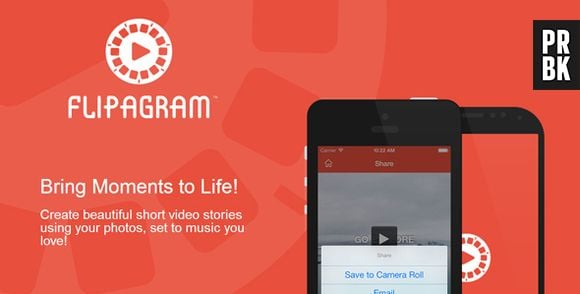 O "Flipagram" é grátis e está disponível para Android e iOS